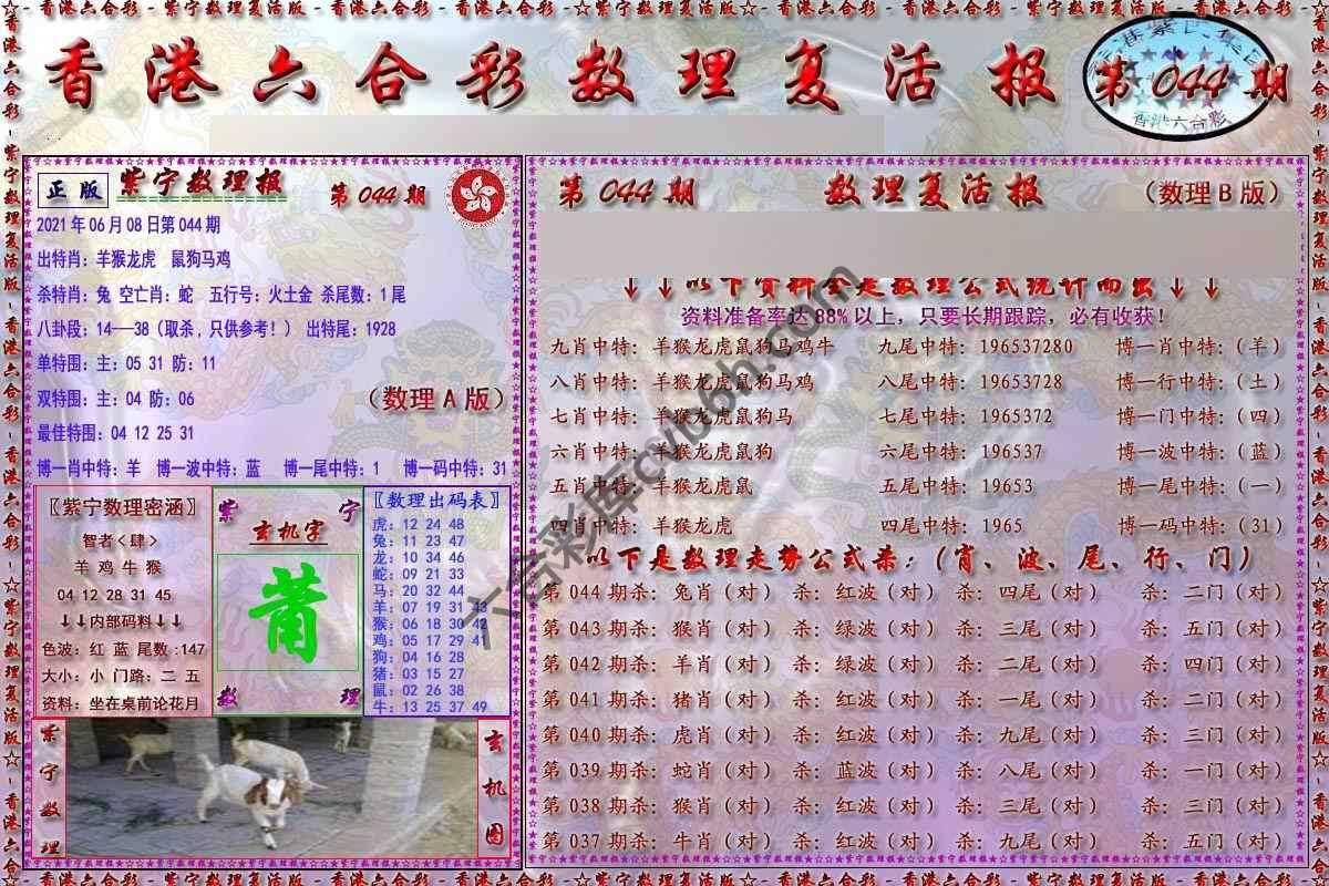数理复活报