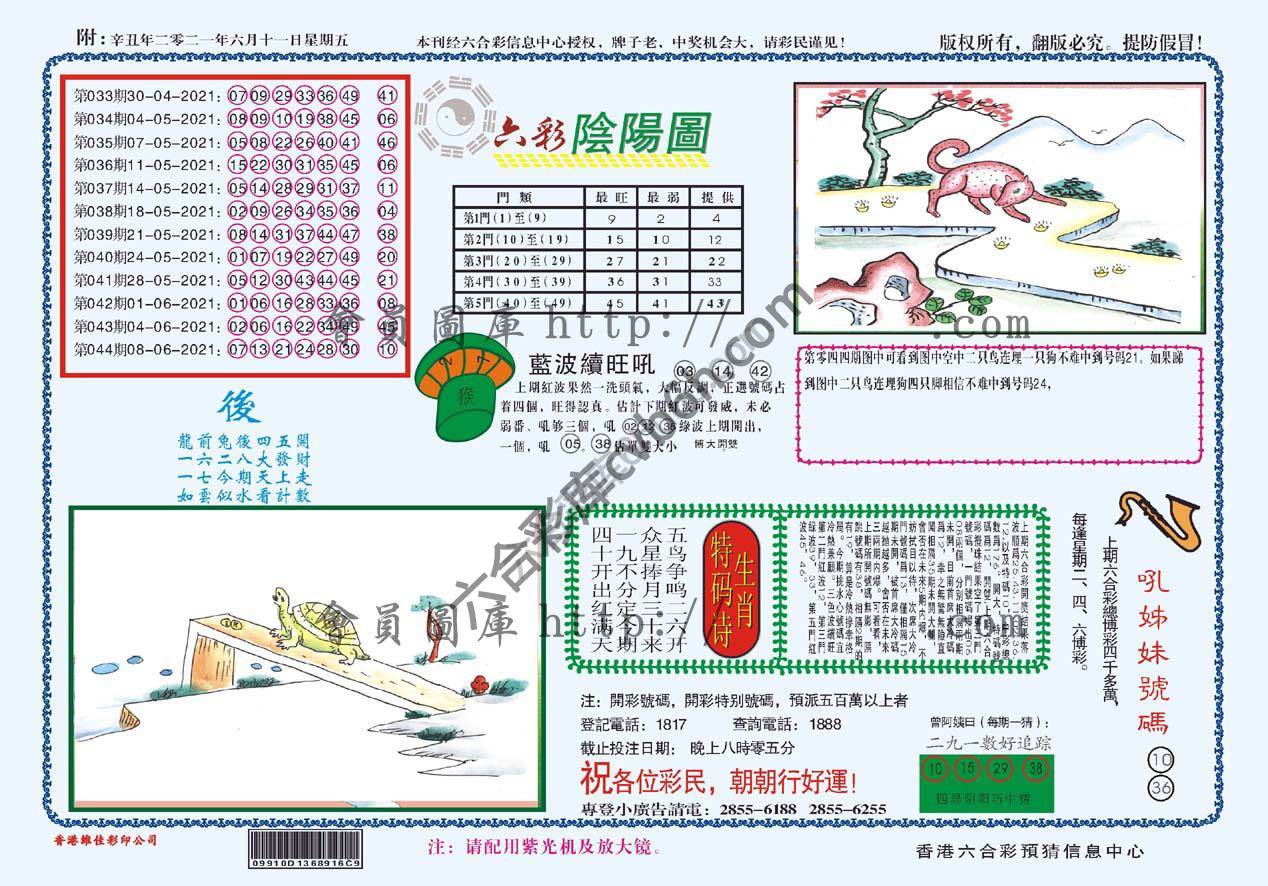 六彩阴阳图
