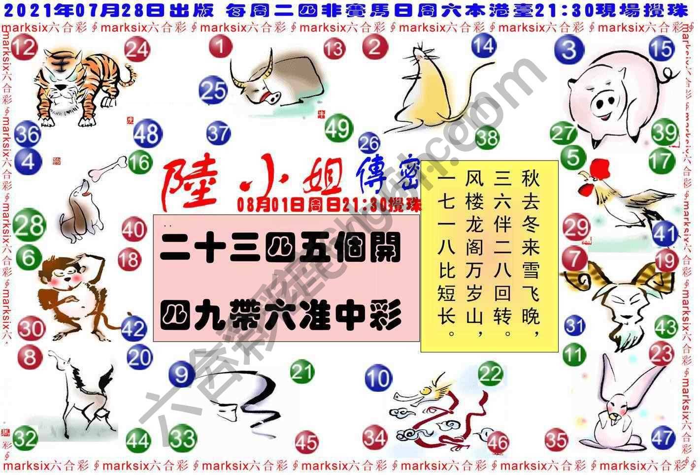 陆小姐传密