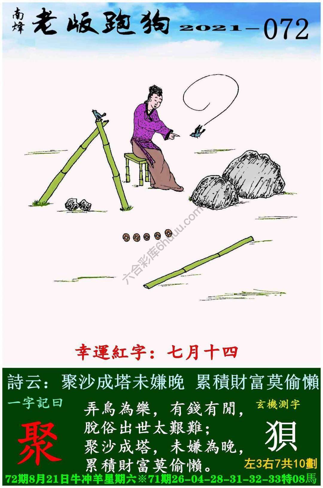 老版跑狗图