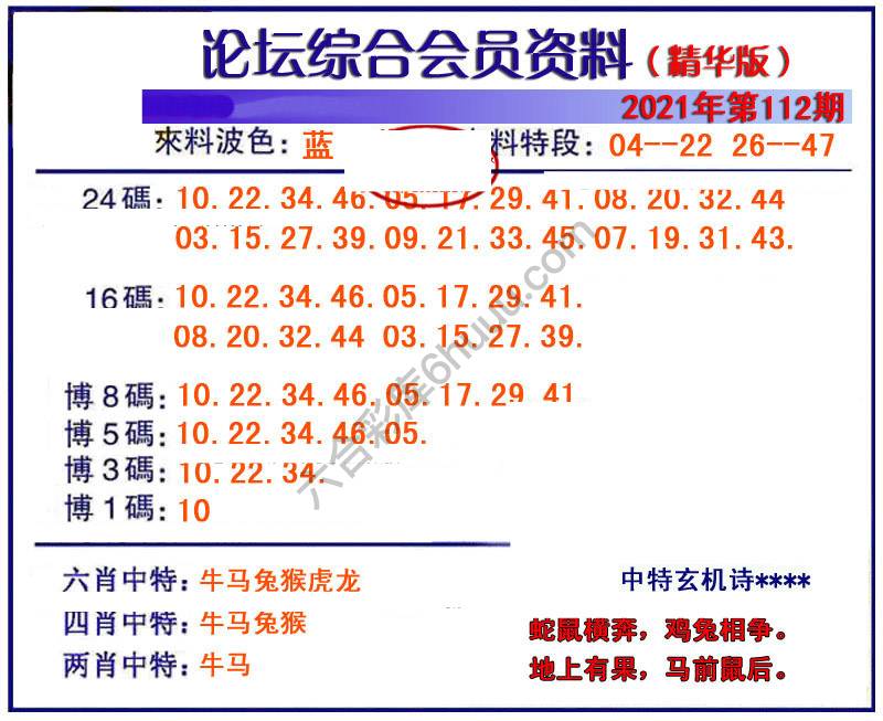 综合会员资料