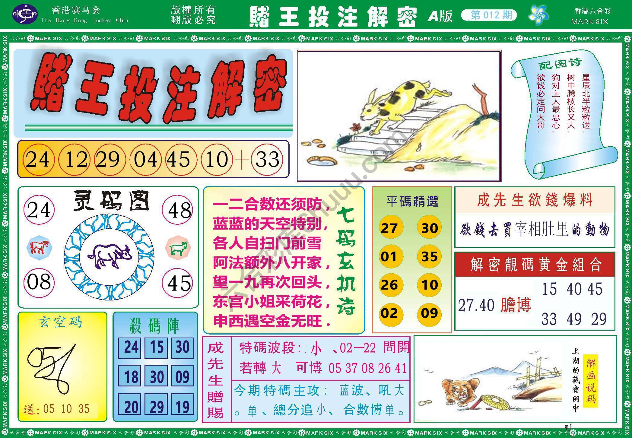 赌王投注解密