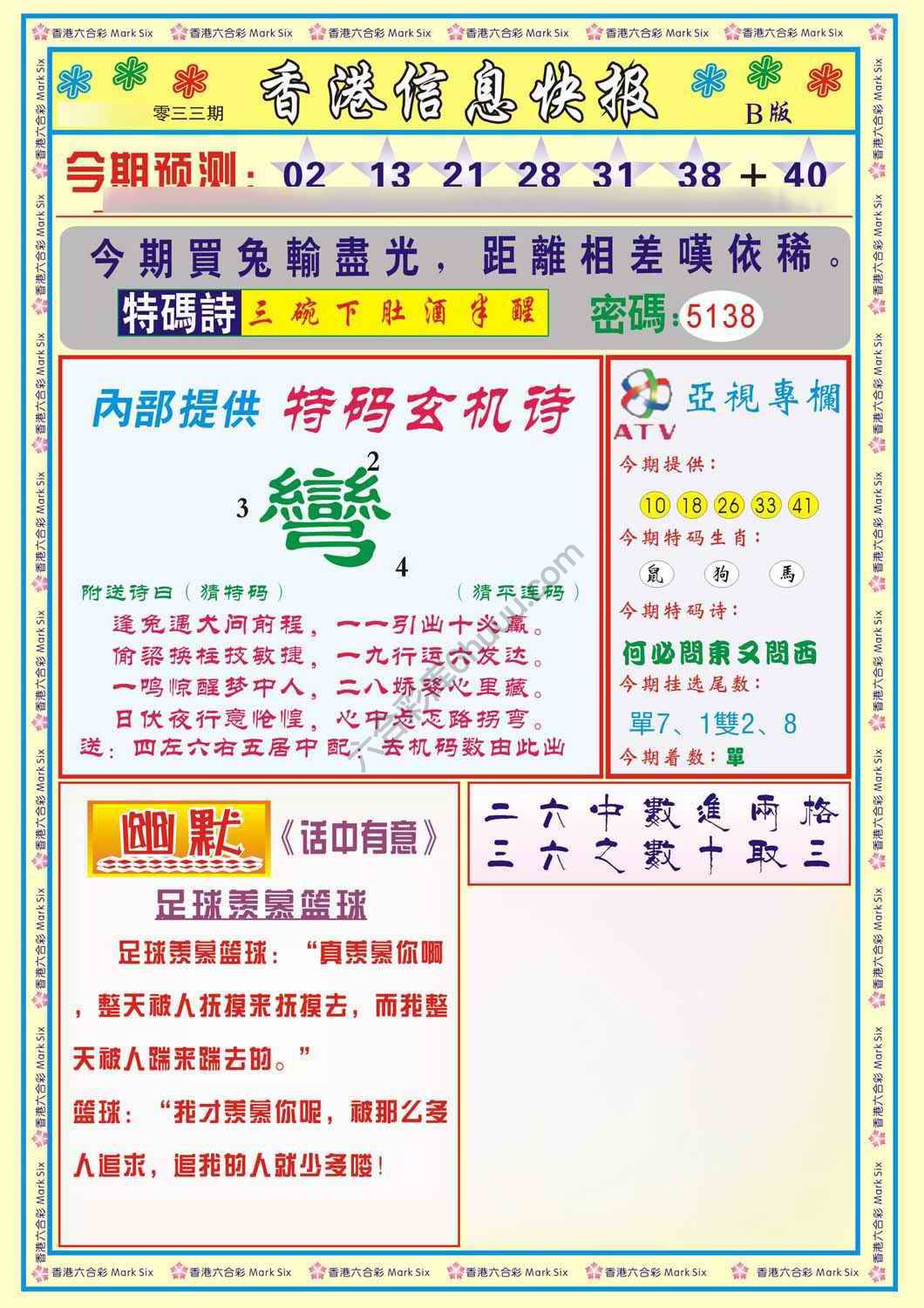 香港信息快报