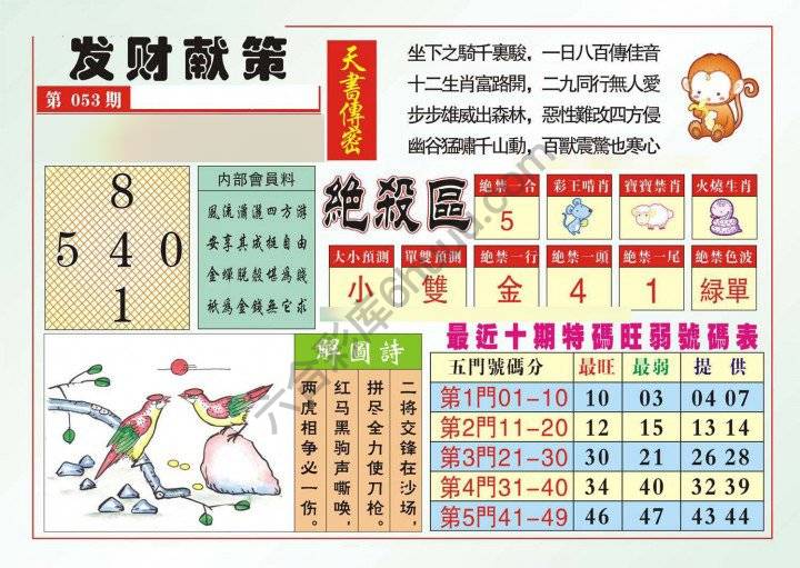 发财献策