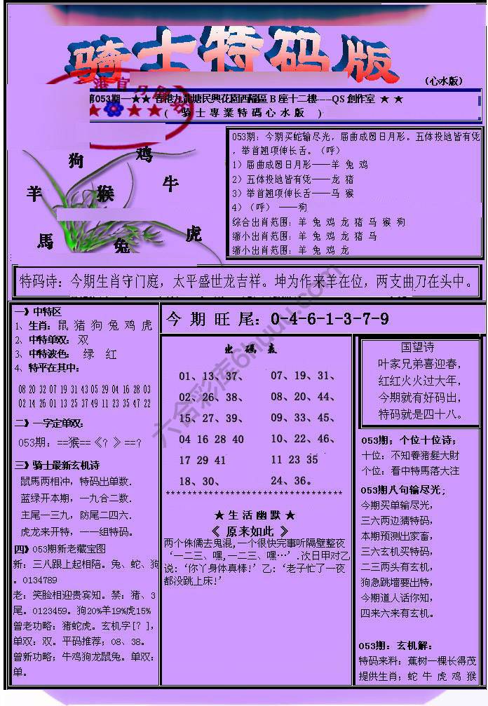 另类骑士特码版
