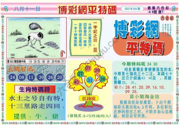 博彩网平特码