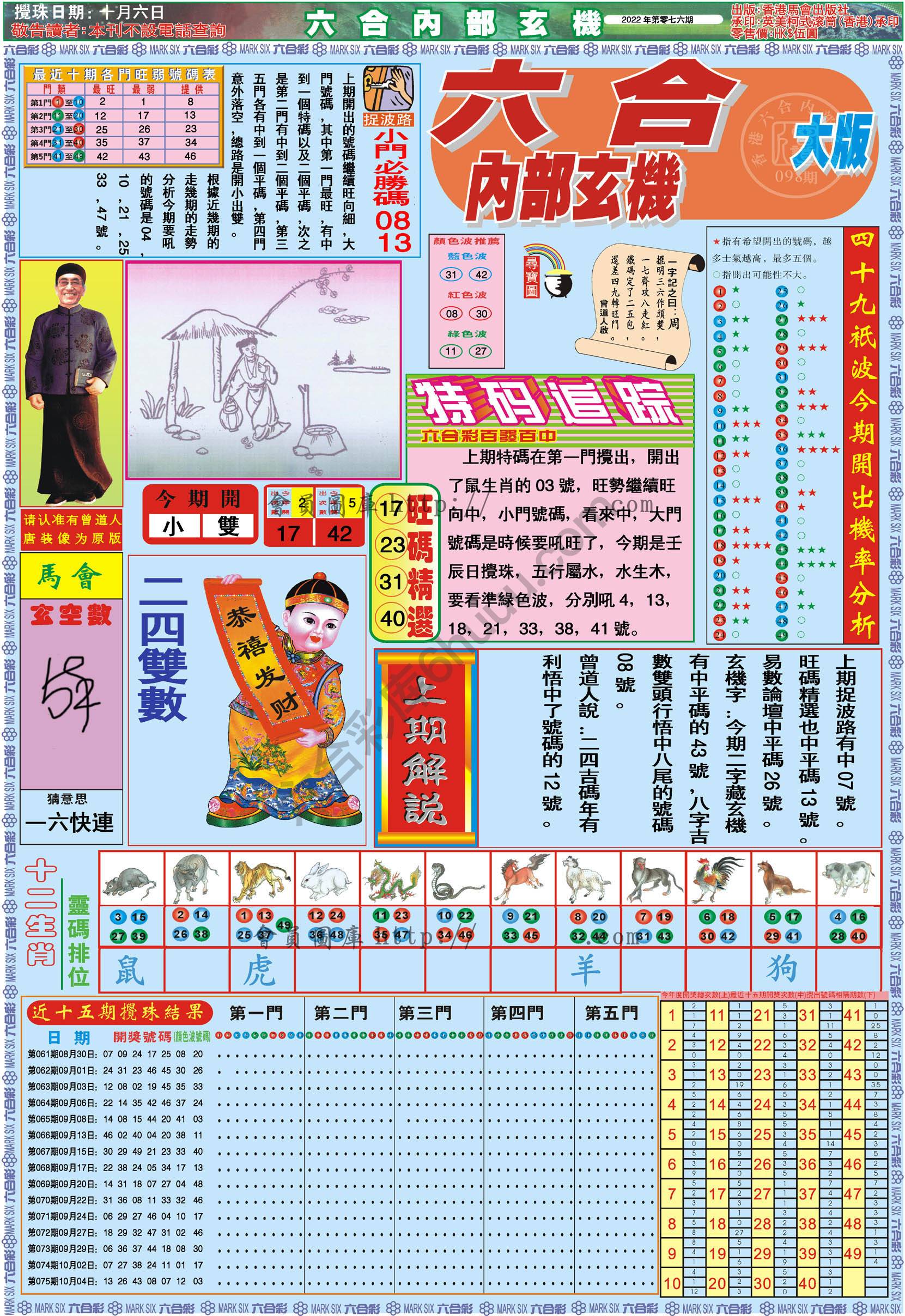 六合内部玄机