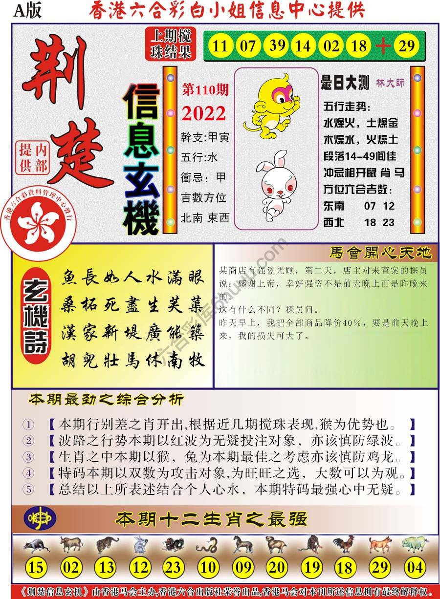 荆楚信息玄机