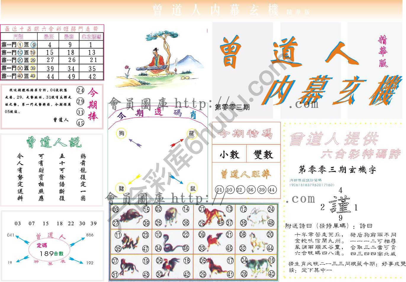 曾道人内幕玄机(精华版)