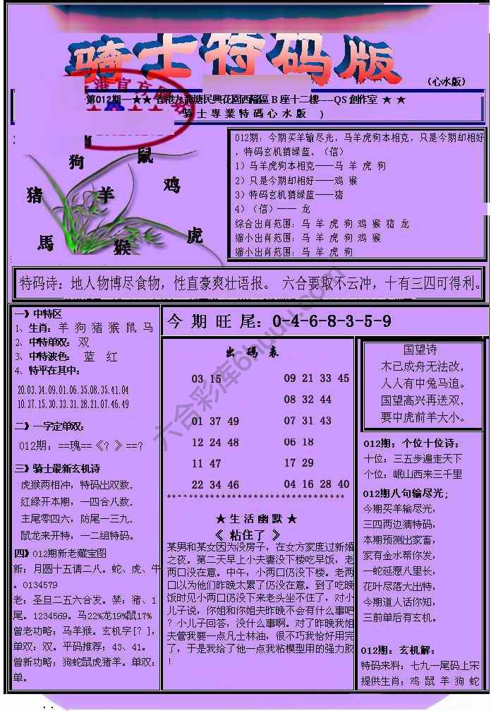 另类骑士特码版