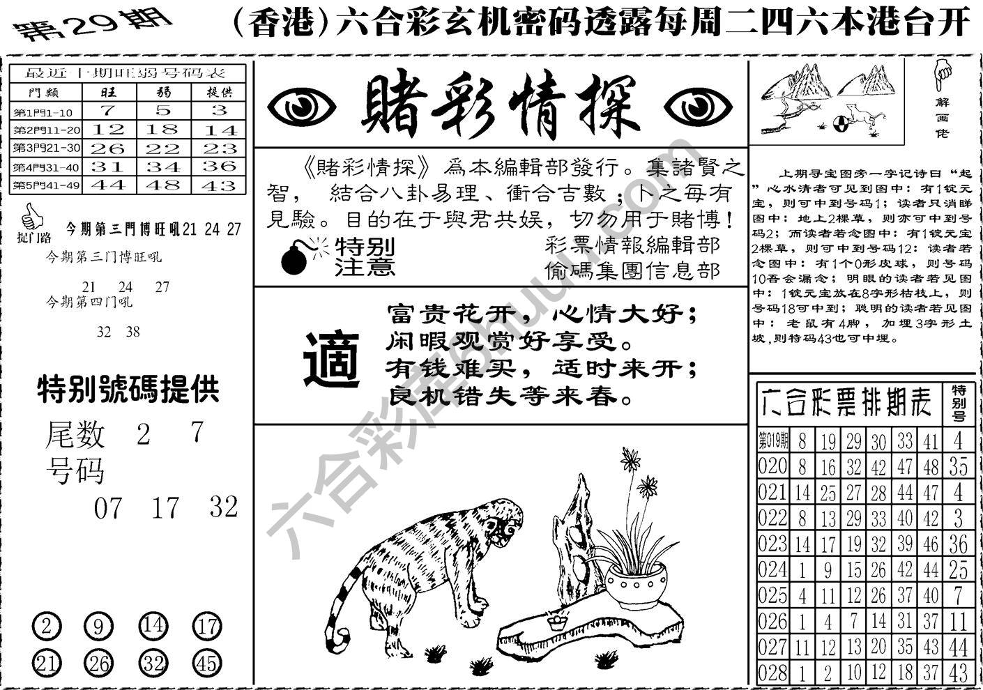 赌彩情探