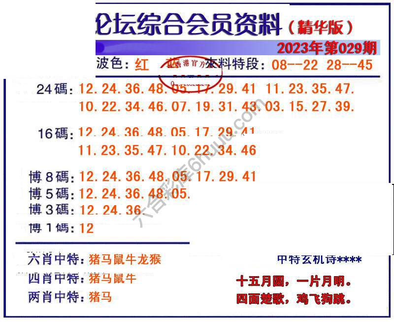 综合会员资料