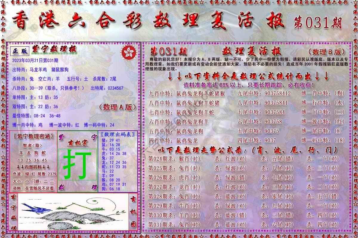 数理复活报