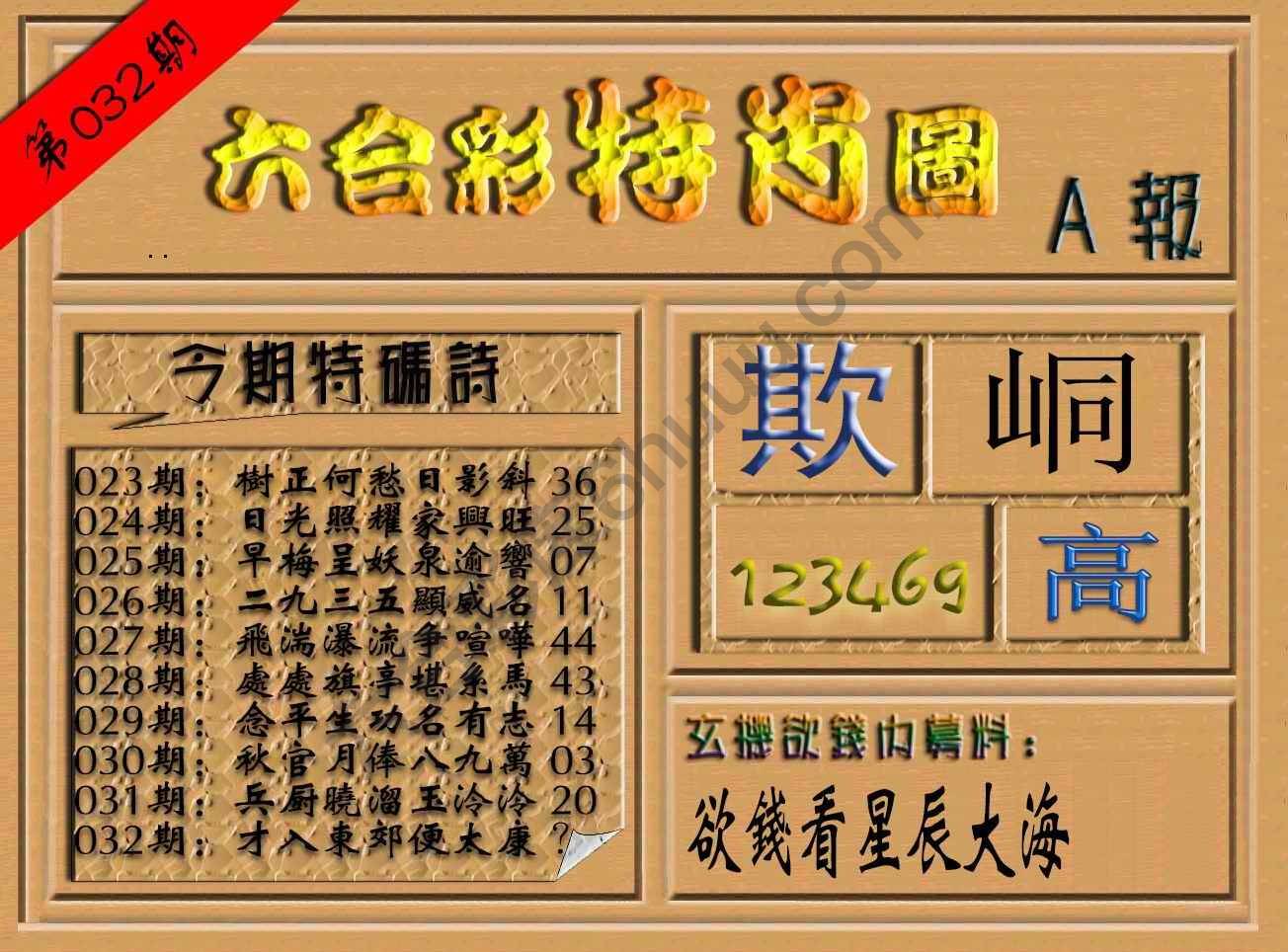六合彩特肖图