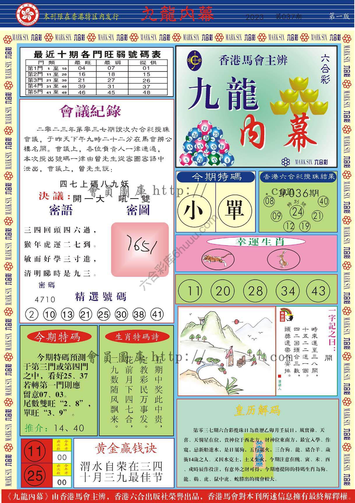 九龙内幕