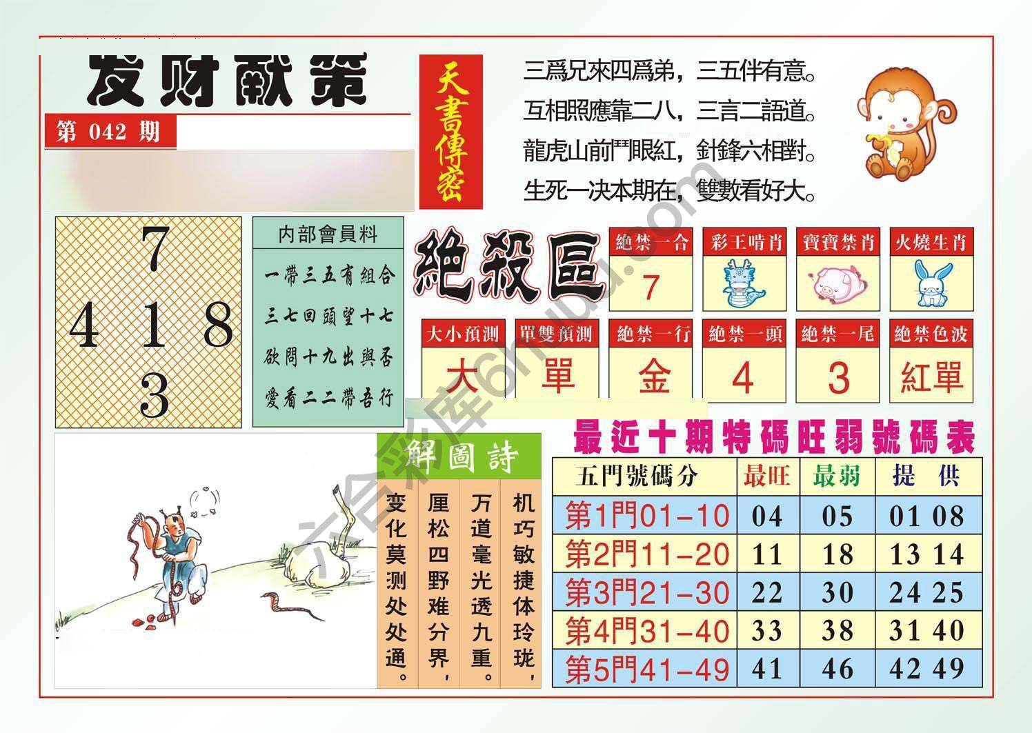 发财献策