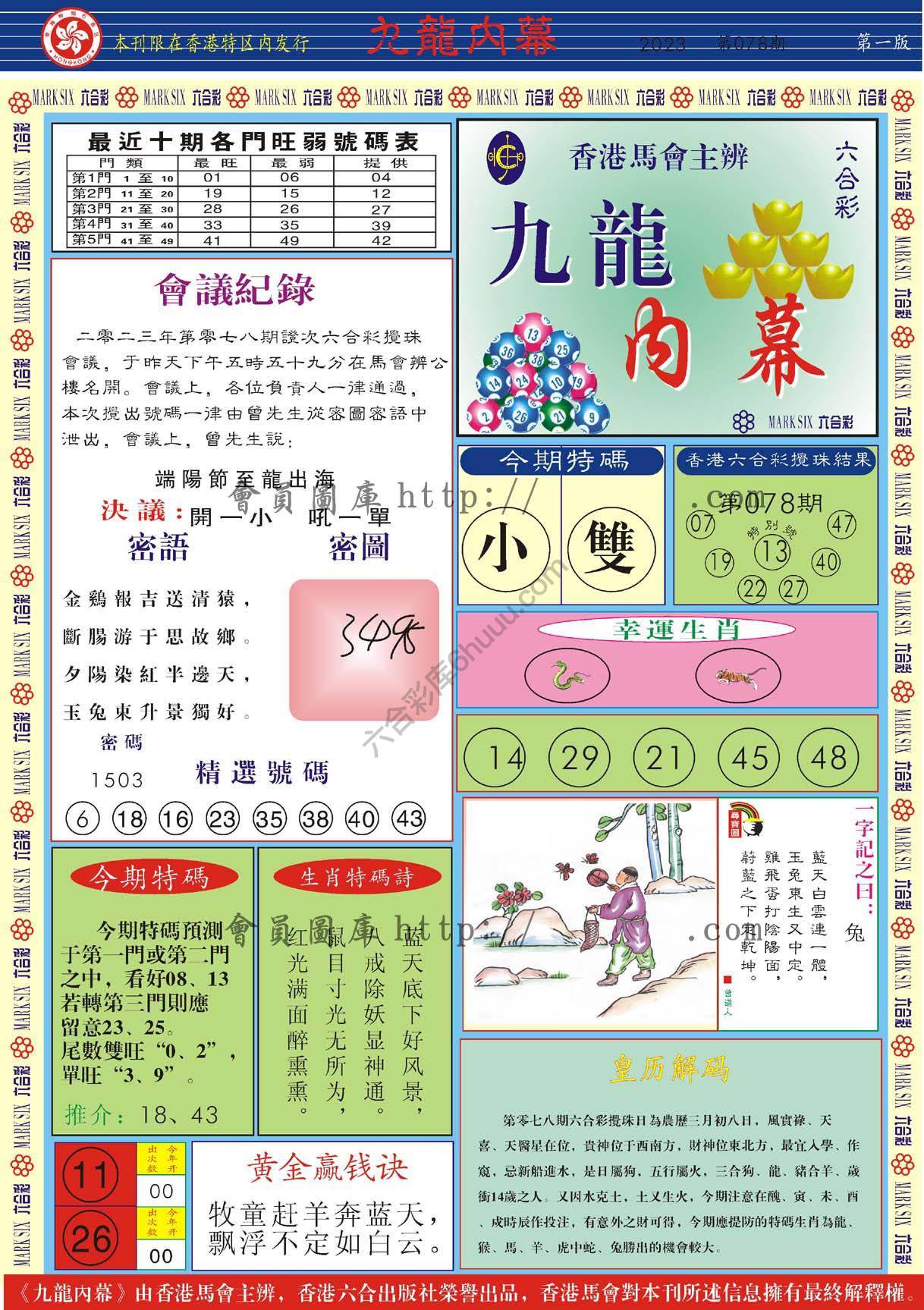 九龙内幕
