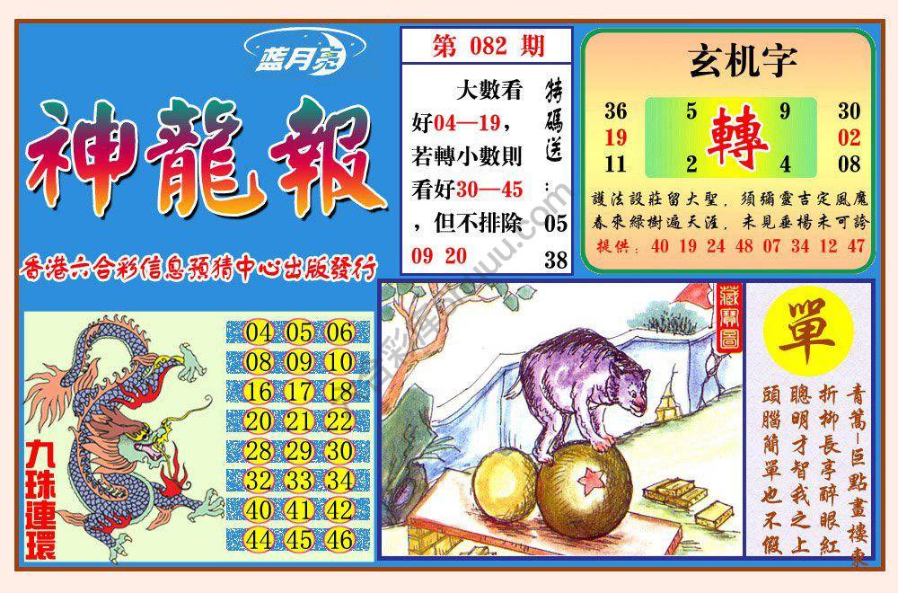 蓝月亮神龙报