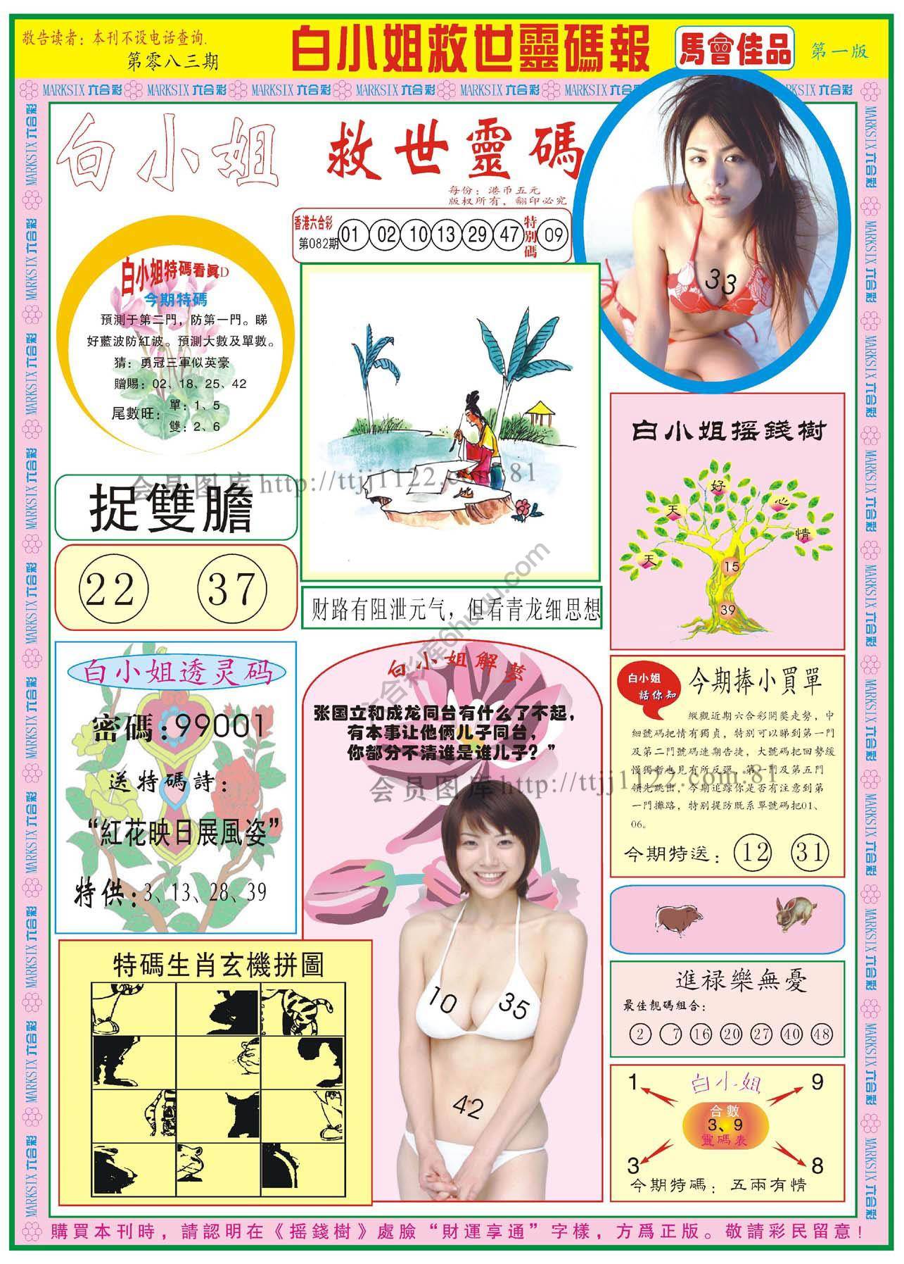 白小姐救世灵码报