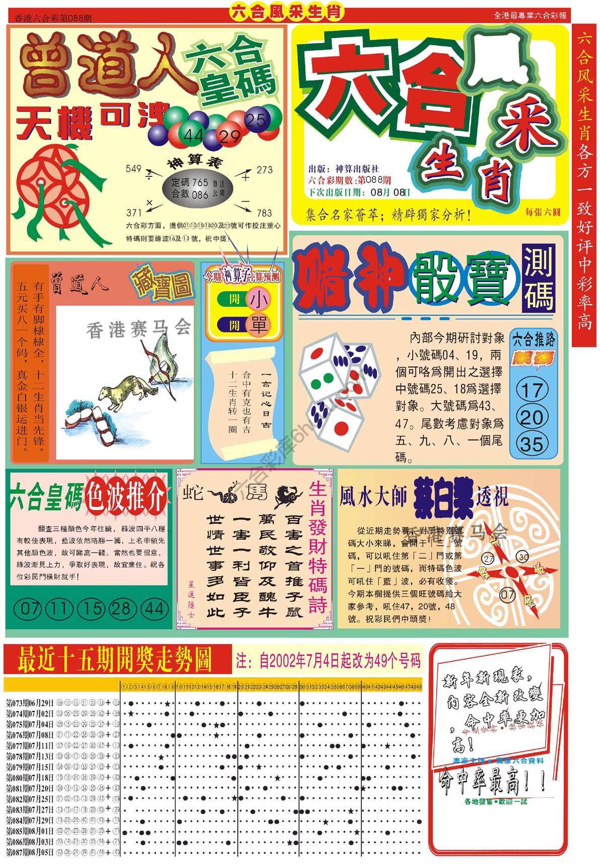 六合风采生肖