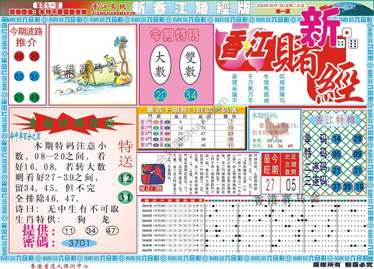 新香江赌经