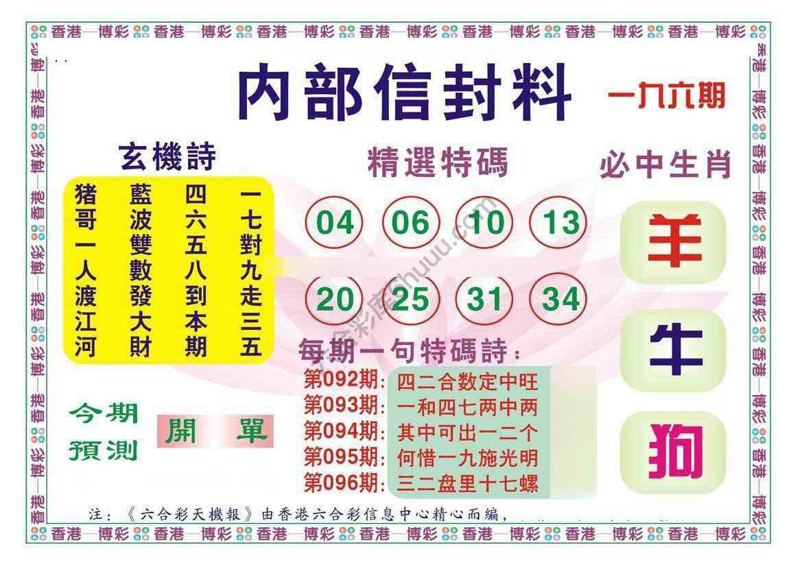 内部信封料