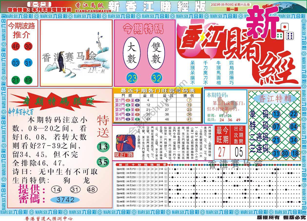 新香江赌经