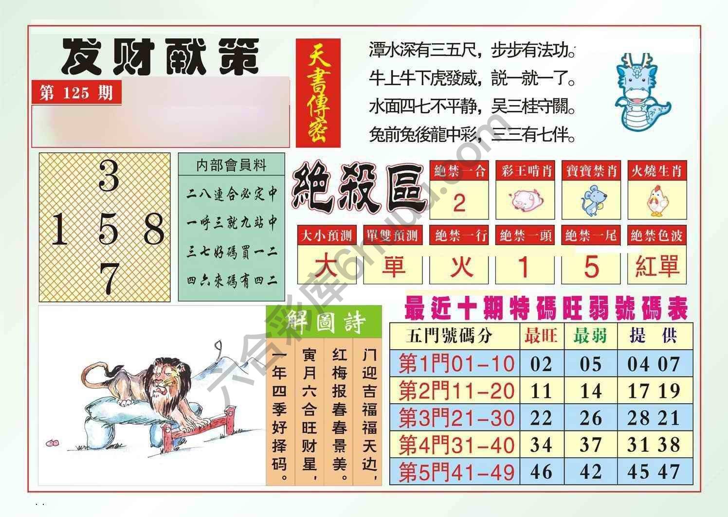发财献策