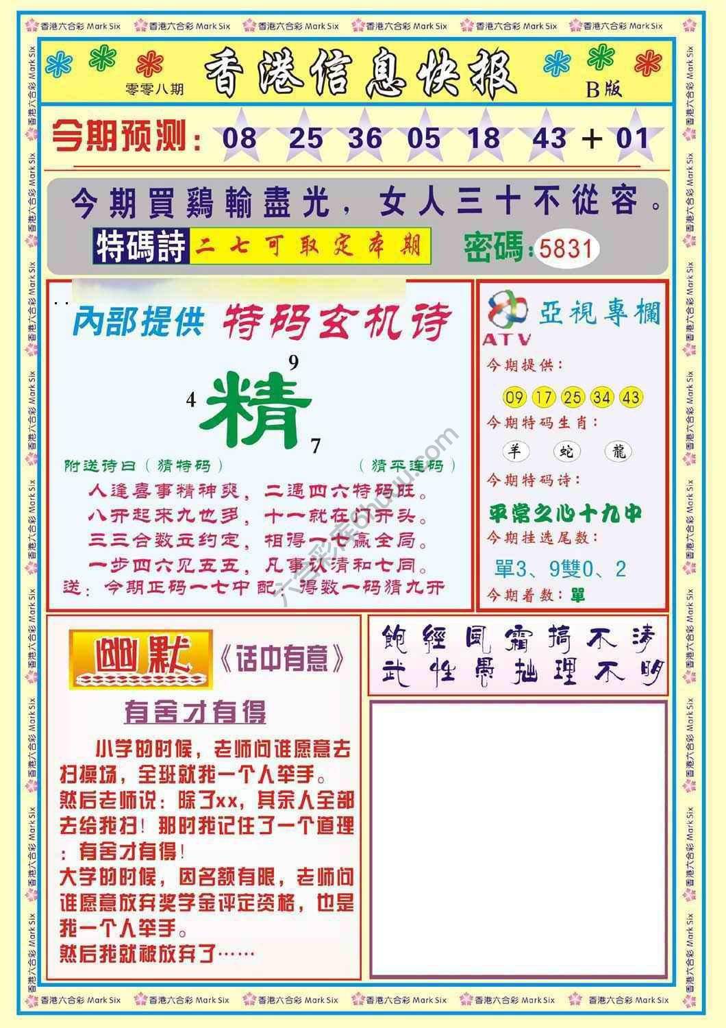 香港信息快报