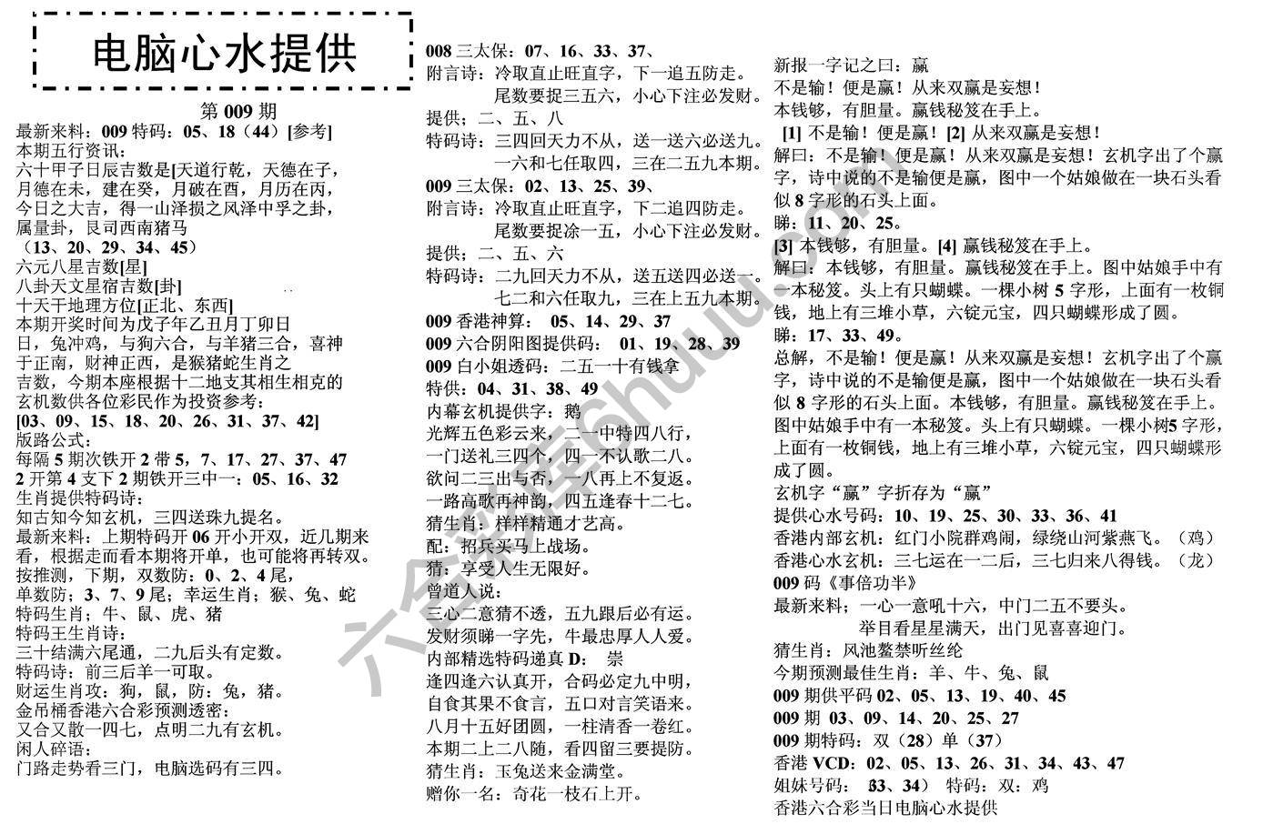 电脑心水提供