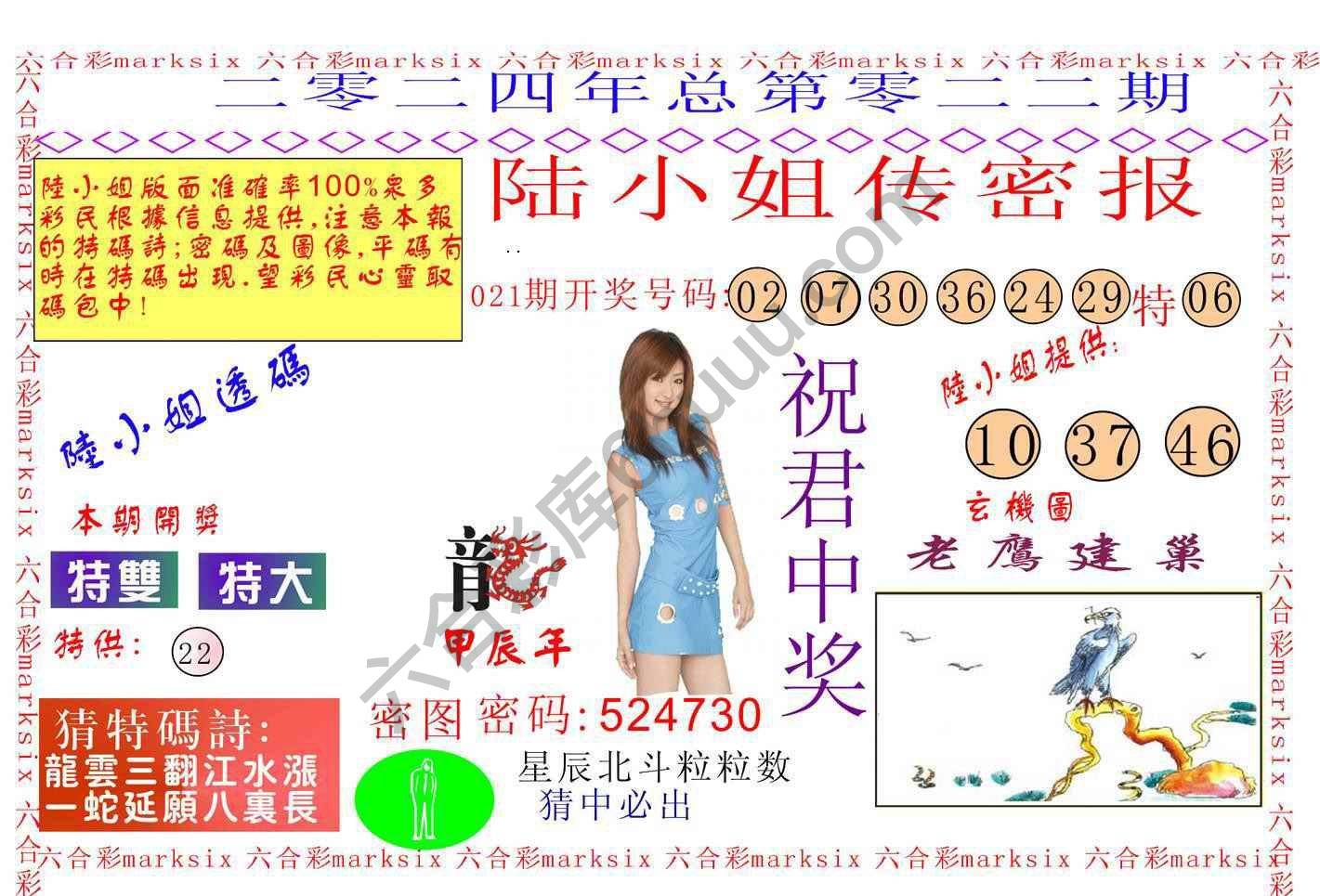 陆小姐传密