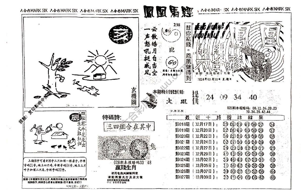 凤凰马经