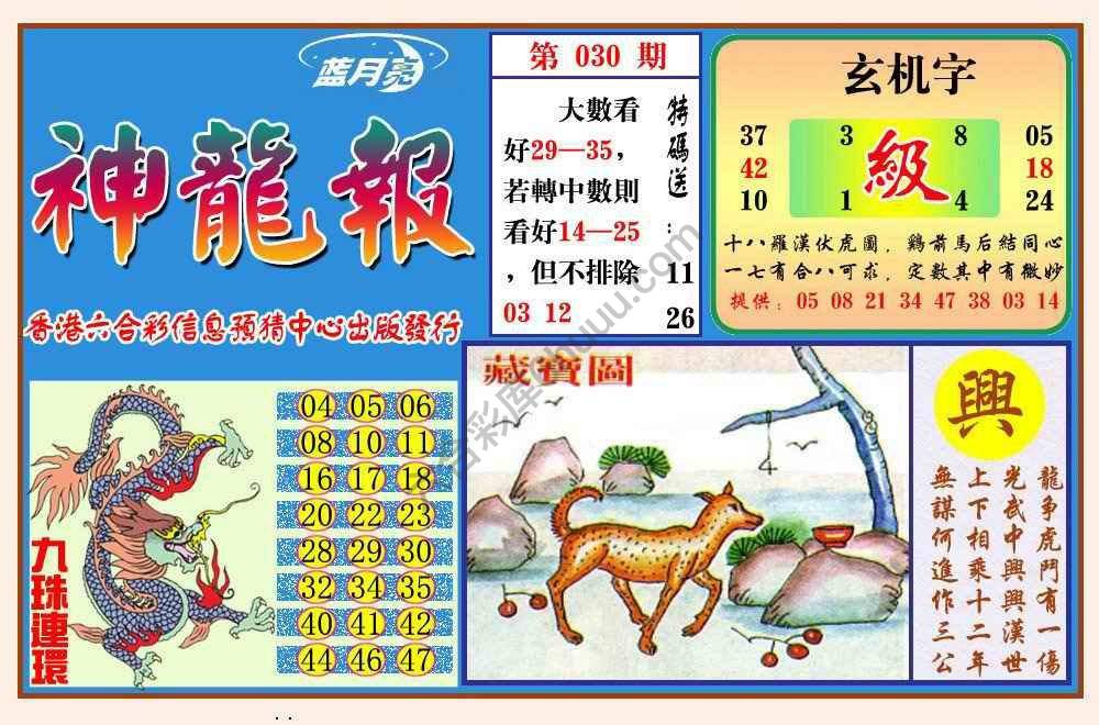 蓝月亮神龙报