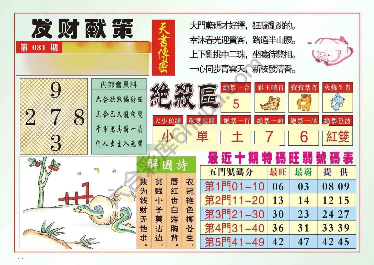 发财献策