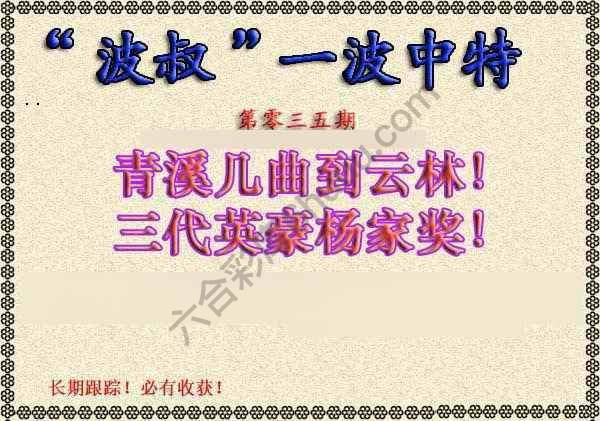 波叔一波中特