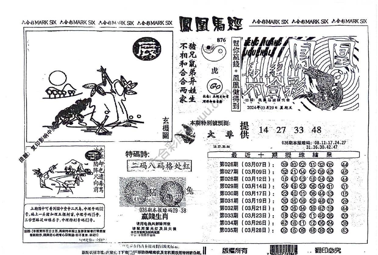 凤凰马经