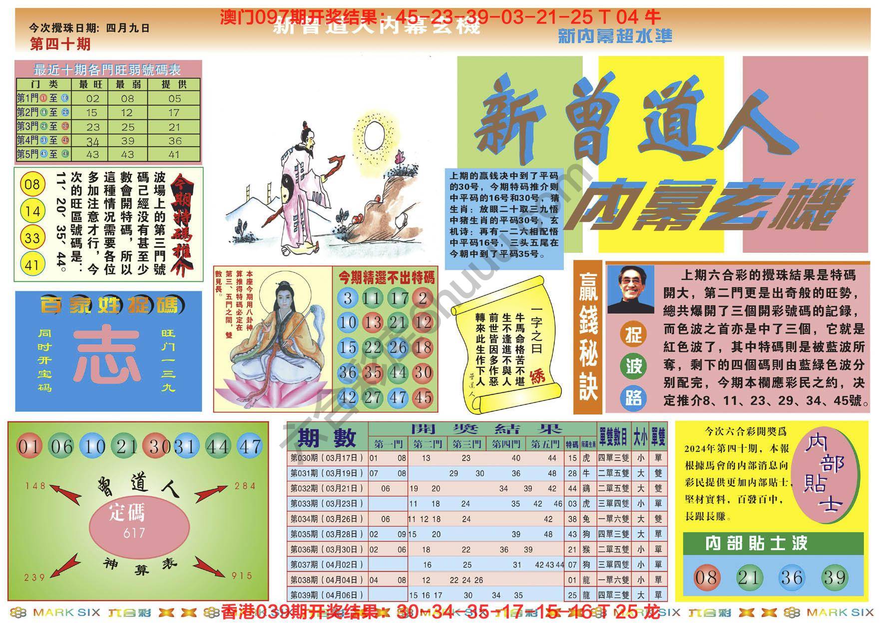 新曾道人内幕玄机