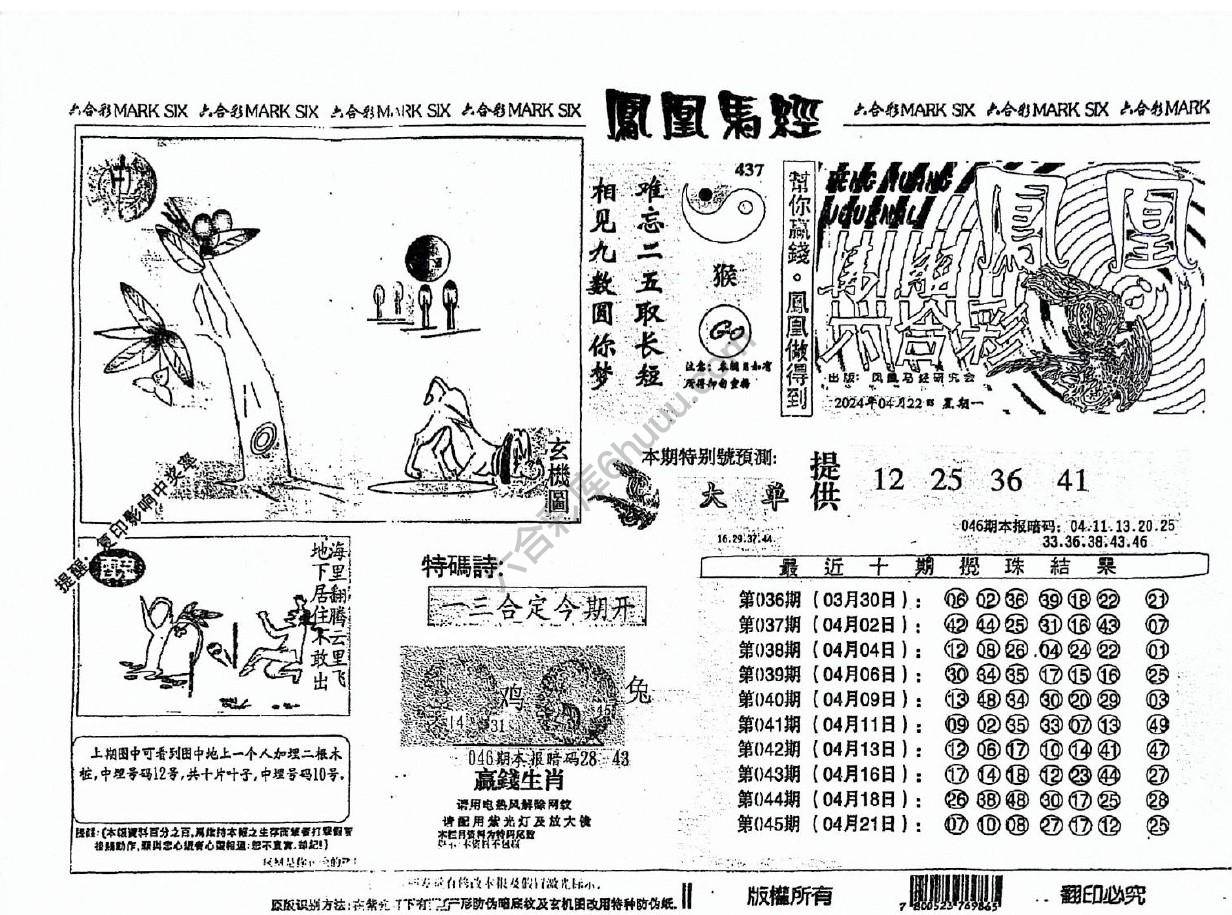 凤凰马经
