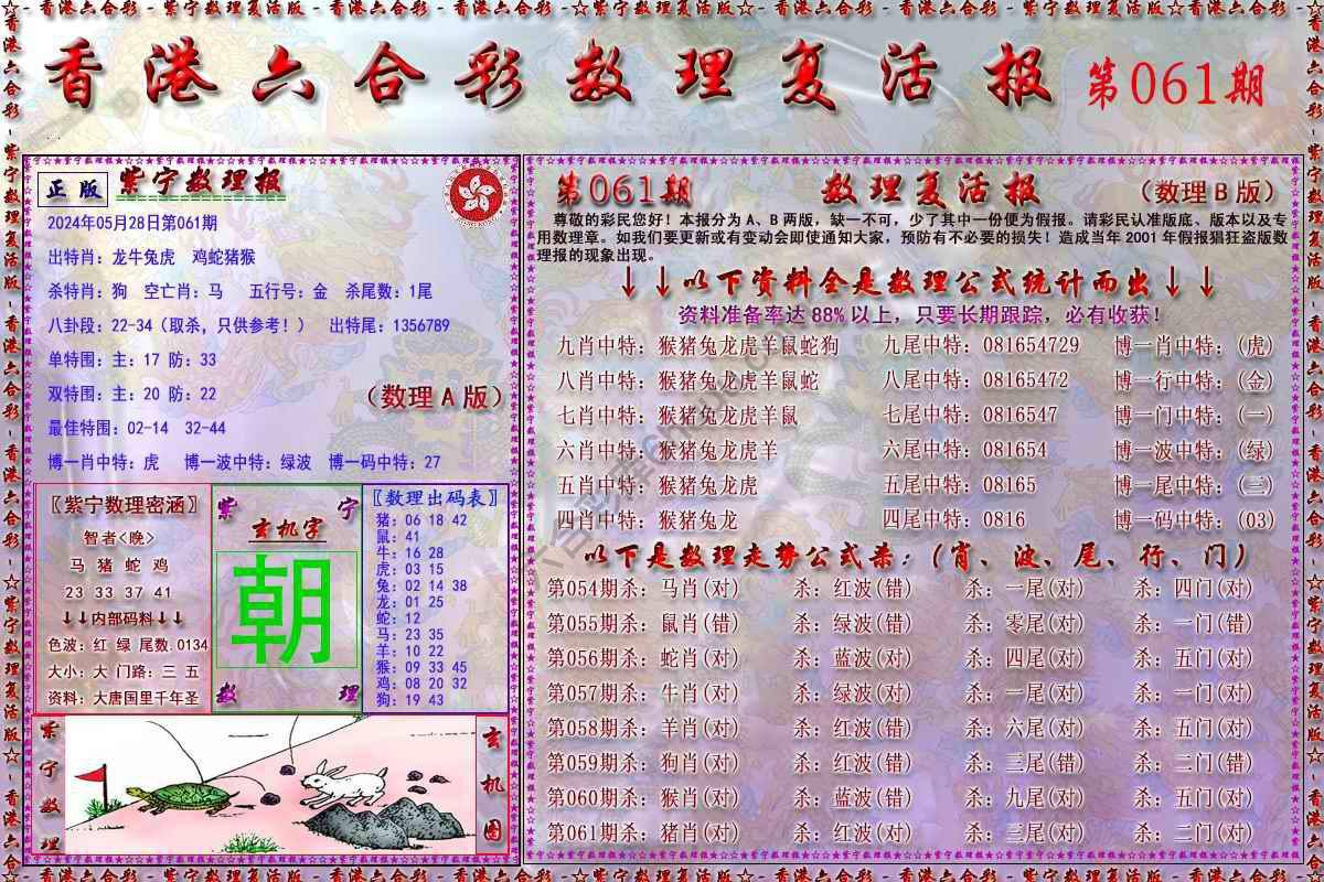 数理复活报
