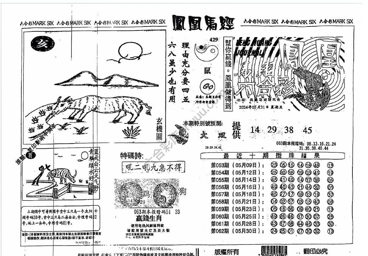 凤凰马经