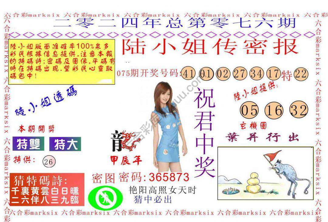 陆小姐传密
