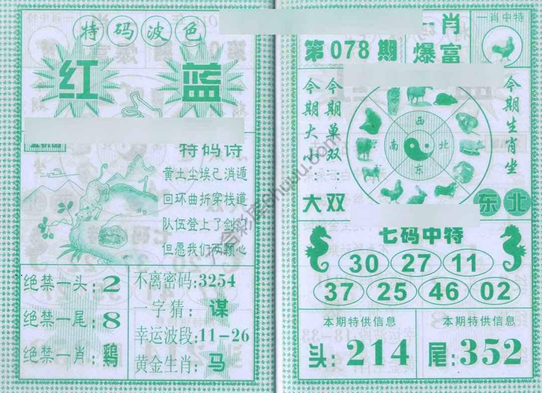一肖爆富