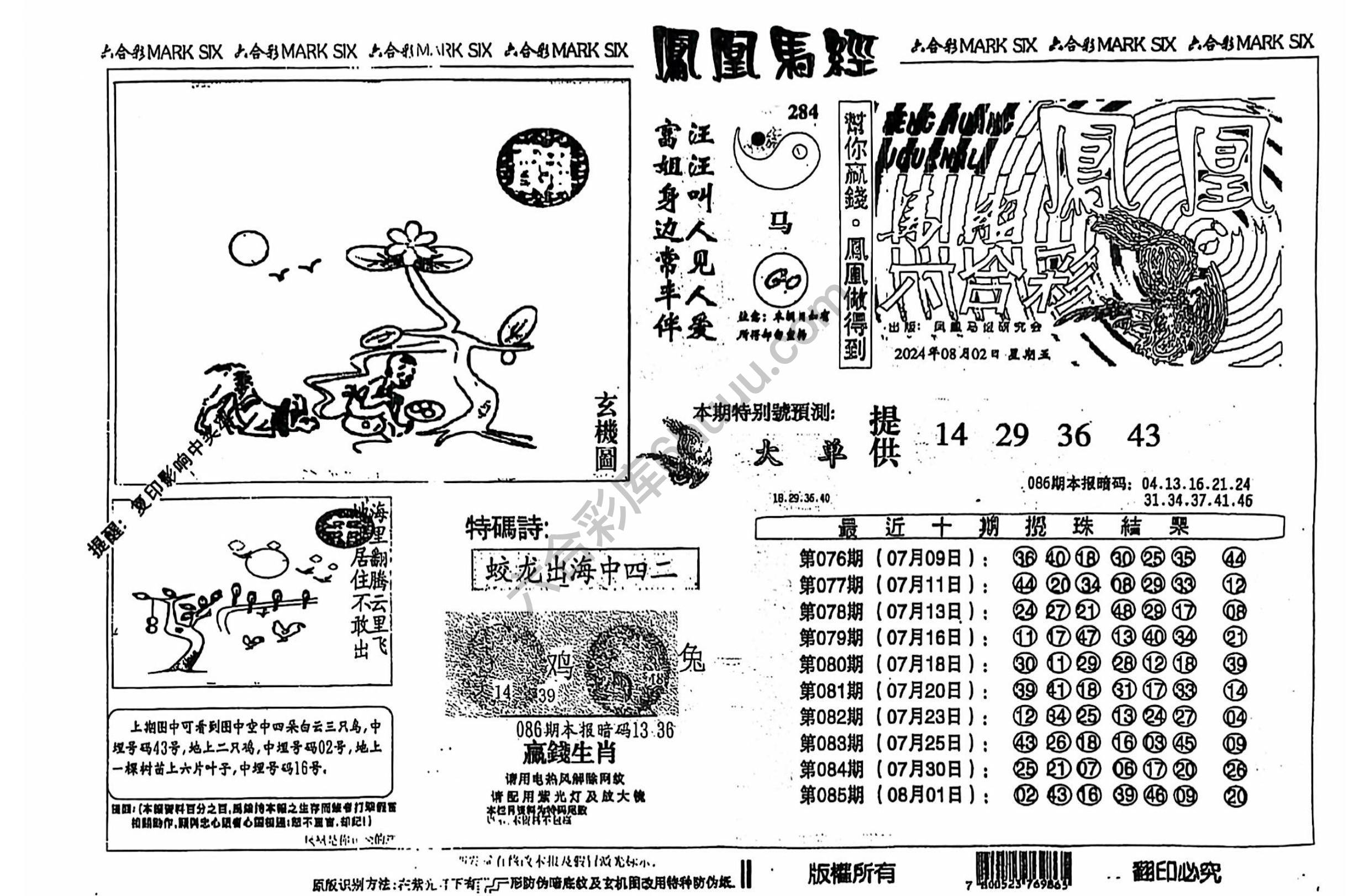 凤凰马经