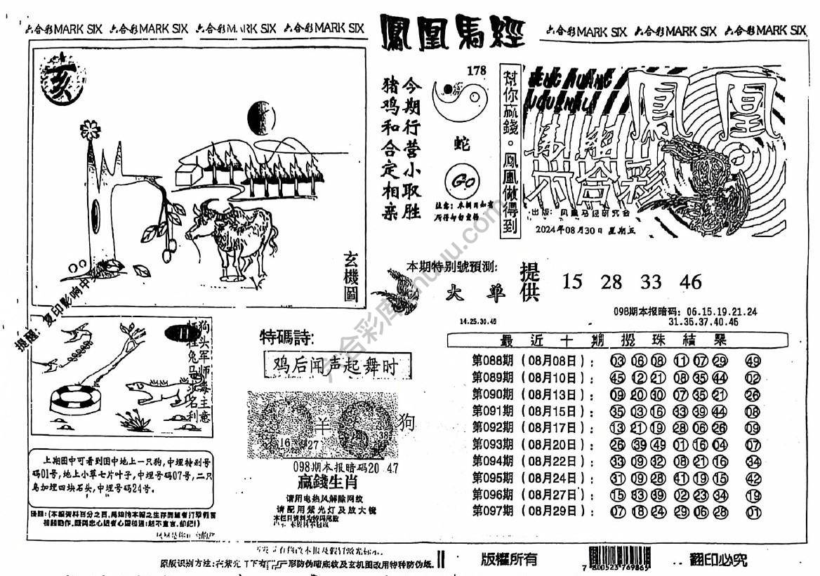 凤凰马经