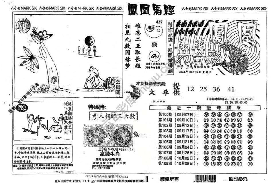 凤凰马经