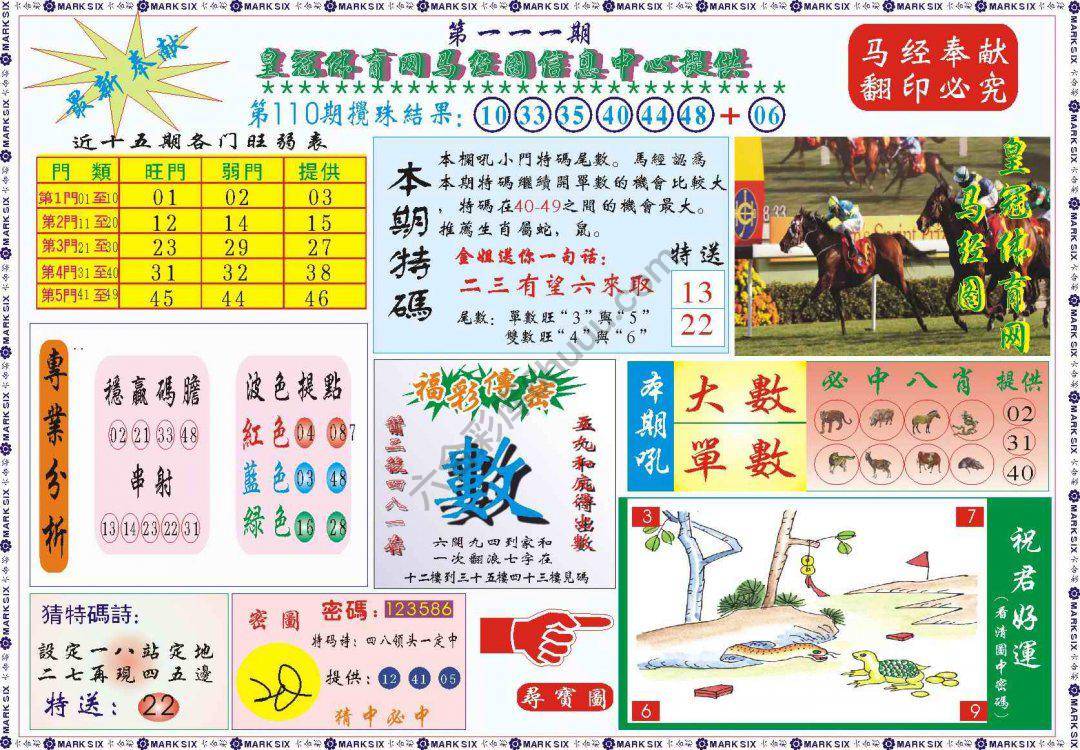 马经图记录