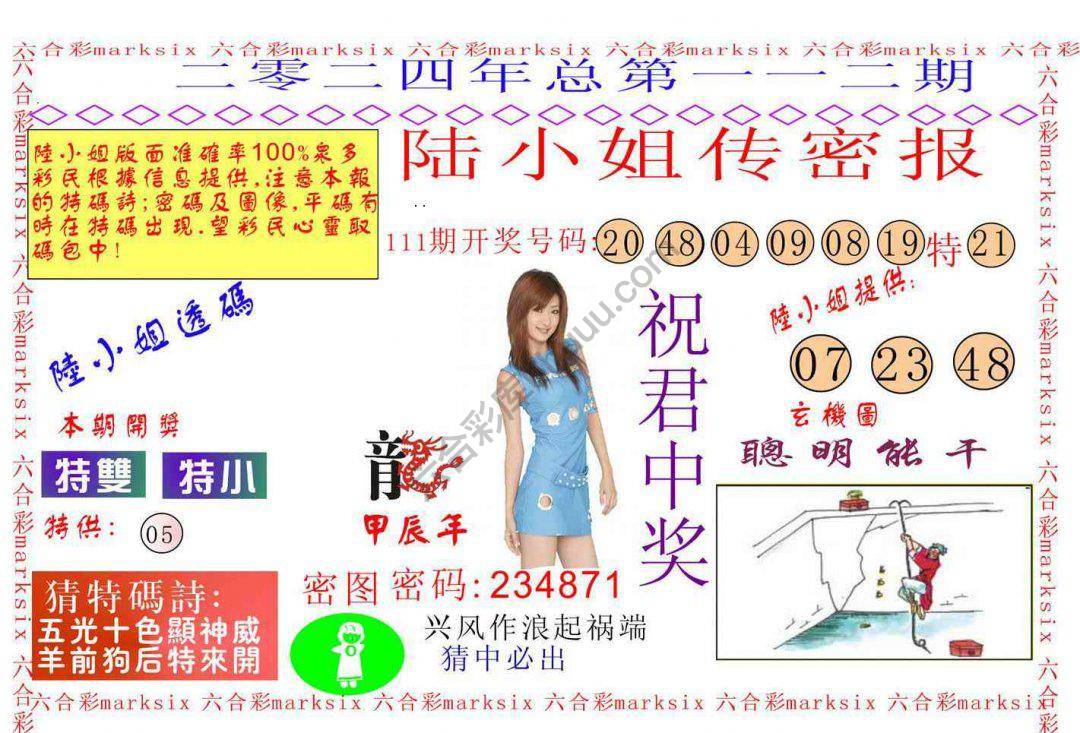 陆小姐传密