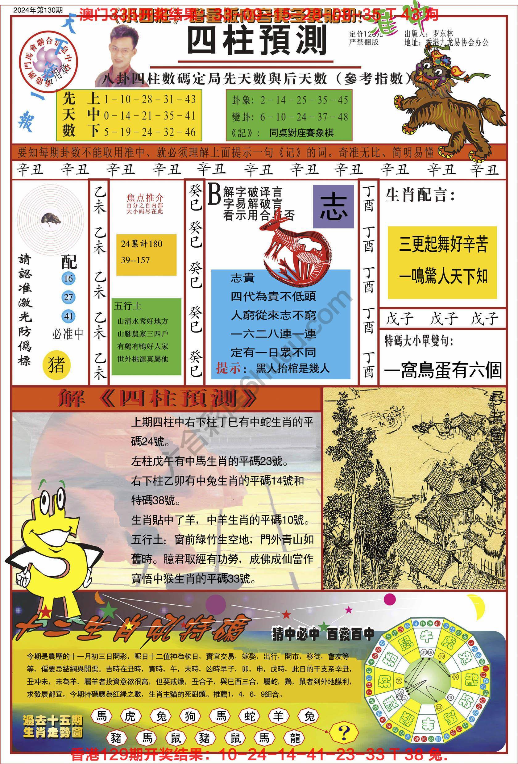 四柱预测