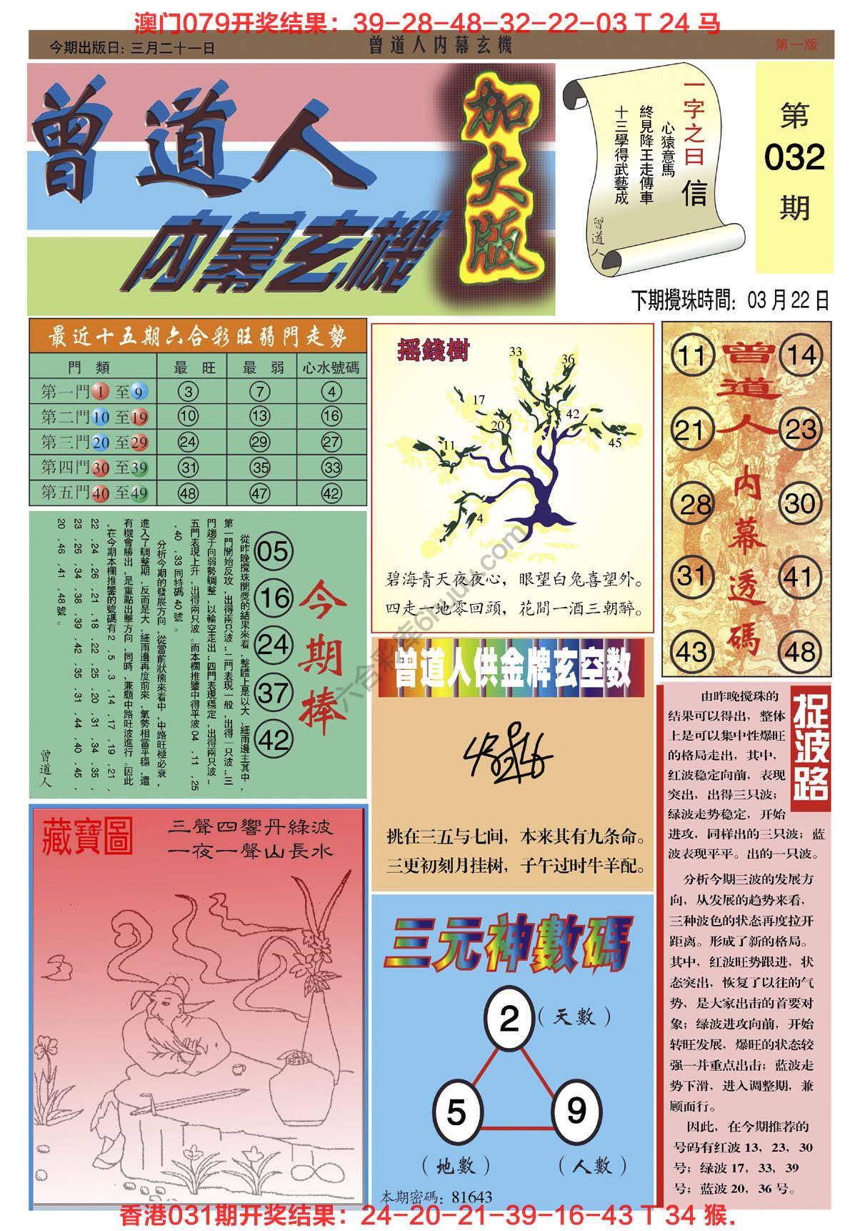 曾道人内幕玄机（加大版）