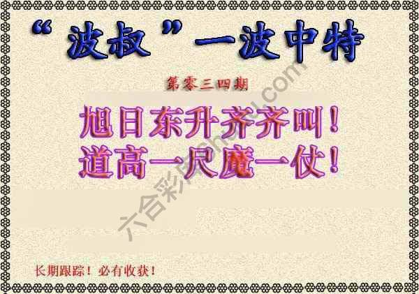 波叔一波中特